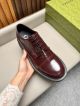 Gucci Man Red Calfskin Business Leather Shoes 042883 (7)_th.jpg